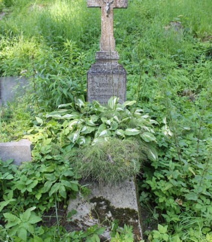 Nagrobek Ludwiki Szematowicz, cmentarz Na Rossie w Wilnie, stan z 20