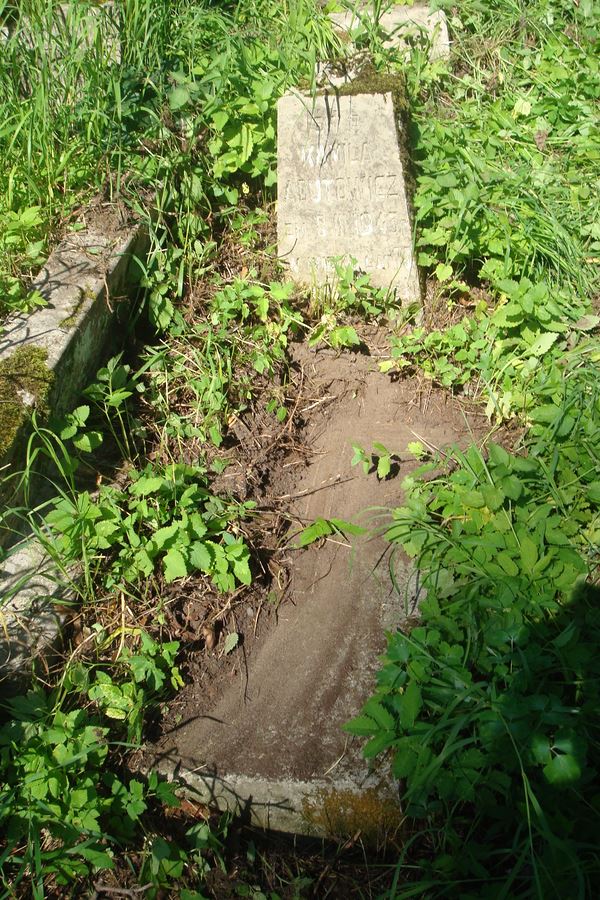 Tombstone of Kamila Adutowicz, Ross cemetery, state of 2013