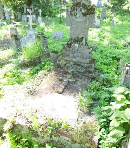 Grobowiec Władysława Pawłowskiego, cmentarz na Rossie w Wilnie, stan z 2013 r.