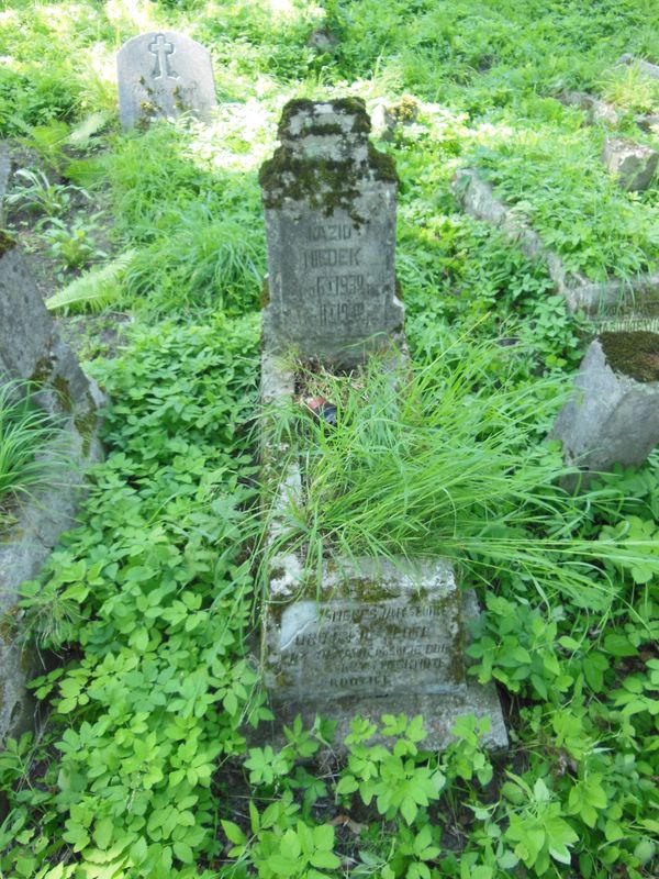 Tombstone of Kazimierz Niedeka, Ross cemetery in Vilnius, as of 2013.