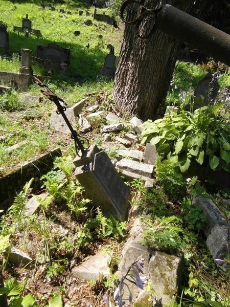 Nagrobek Jadwigi i Wincentego Malinowskich, cmentarz na Rossie, stan z 2013 roku