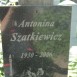 Photo showing Tombstone of Antonina Szatkiewicz