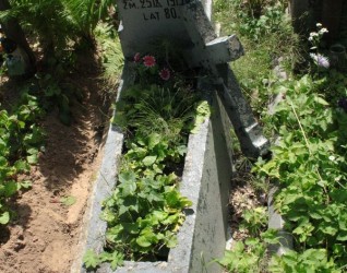 Nagrobek Anny Rutkiewicz, cmentarz Na Rossie w Wilnie, stan z 2013 r.