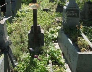 Nagrobek Pawła i Stanisława Szatkiewiczów, cmentarz na Rossie w Wilnie, stan z 2013 r.