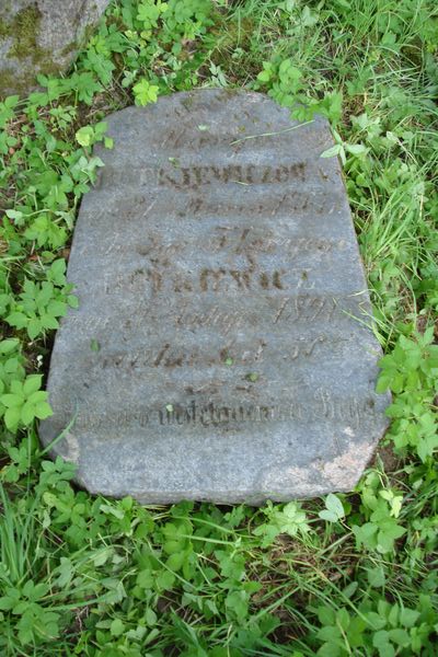 Tombstone of Florian and Maria Budkevich, Na Rossie cemetery in Vilnius, as of 2013.