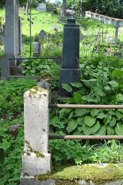 Nagrobek Piotra Chomińskiego, cmentarz Na Rossie w Wilnie, stan z 2013 r.