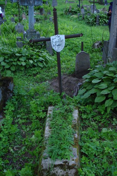 Tombstone of Kazimierz Miciunic, Na Rossie cemetery in Vilnius, as of 2013.