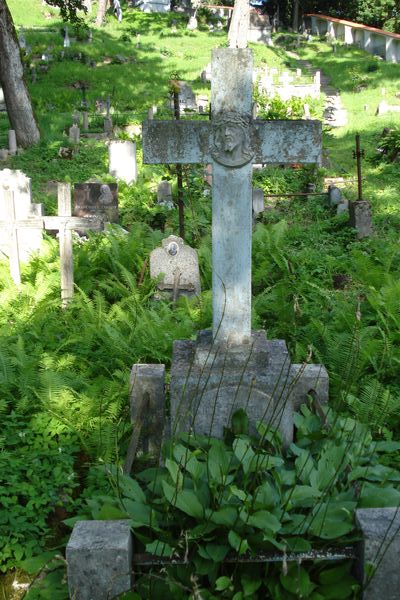 Tombstone of Jozef Lujszajtis, Na Rossa cemetery in Vilnius, as of 2013.