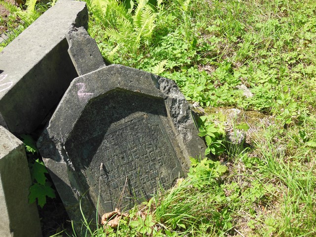 Tombstone of Kazimierz Łukacijewski, Ross cemetery, as of 2014