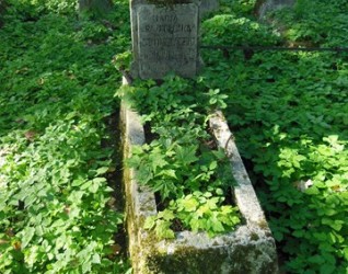 Nagrobek Marii Bajkowskiej, cmentarz na Rossie w Wilnie, stan z 2013