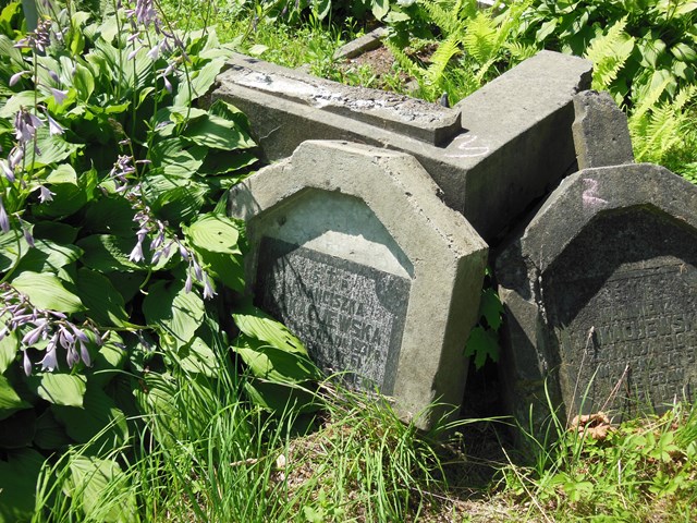 Tombstone of Franciszka Łukacijewska, Rossa cemetery, as of 2014