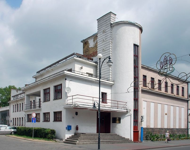 Shooting House in Grodno, designed by Stanislaw Grochowski, 1934-1936, present state, Grodno, Belarus