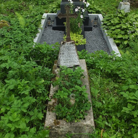 Tombstone of Mieczyslaw Imilinśki, Ross cemetery, state of 2013