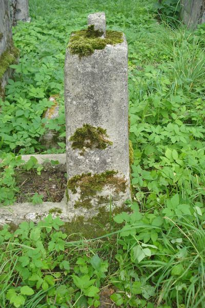 Fragment of Regina Piworowicz's gravestone, Na Rossie cemetery in Vilnius, as of 2013.