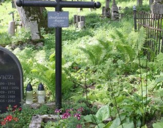 Nagrobek Mariana Daukszewicza, cmentarz Na Rossie w Wilnie, stan z 2013 r.