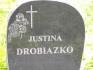 Fotografia przedstawiająca Tombstone of Justyna Drobiazko