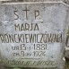 Fotografia przedstawiająca Tombstone of Maria Fronckiewicz