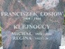 Fotografia przedstawiająca Tombstone of Regina and Michał Klejnocki and Franciszek Łosiów