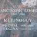 Photo montrant Tombstone of Regina and Michał Klejnocki and Franciszek Łosiów