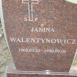 Photo montrant Tombstone of Janina Walentynowicz