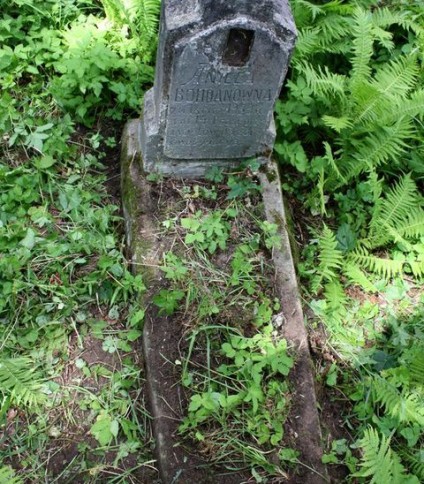 Nagrobek Anieli Bohdan, cmentarz Na Rossie w Wilnie, stan z 2013 r.