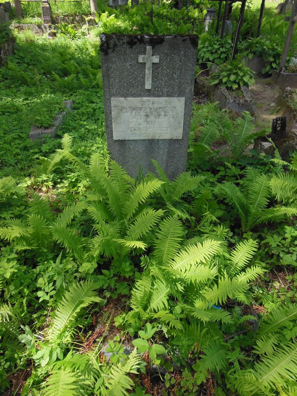 Tombstone of Kazimierz Bartoszko, Na Rossie cemetery in Vilnius, as of 2013.