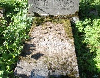 Nagrobek Beaty i Norberty Olewińskich, cmentarz Na Rossie w Wilnie, stan z 2013