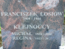 Photo montrant Tombstone of Mr and Mrs Klejnocki and Franciszek Łosiów