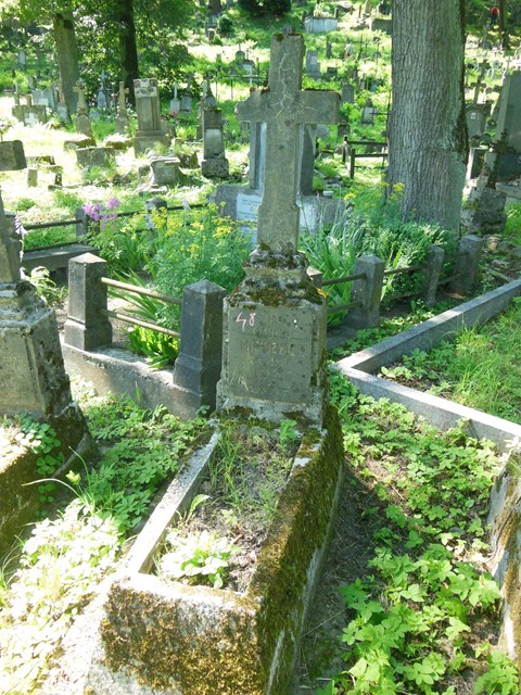 Tombstone of Marcin Mickiewicz, Ross cemetery, state of 2014