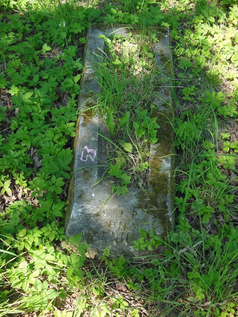 Tombstone of Nina Korzeniecka, Ross cemetery, as of 2014