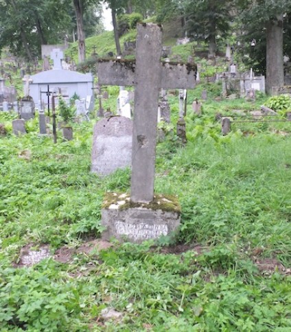 Nagrobek Antoniny Jaryst, cmentarz na Rossie, stan z 2014 roku