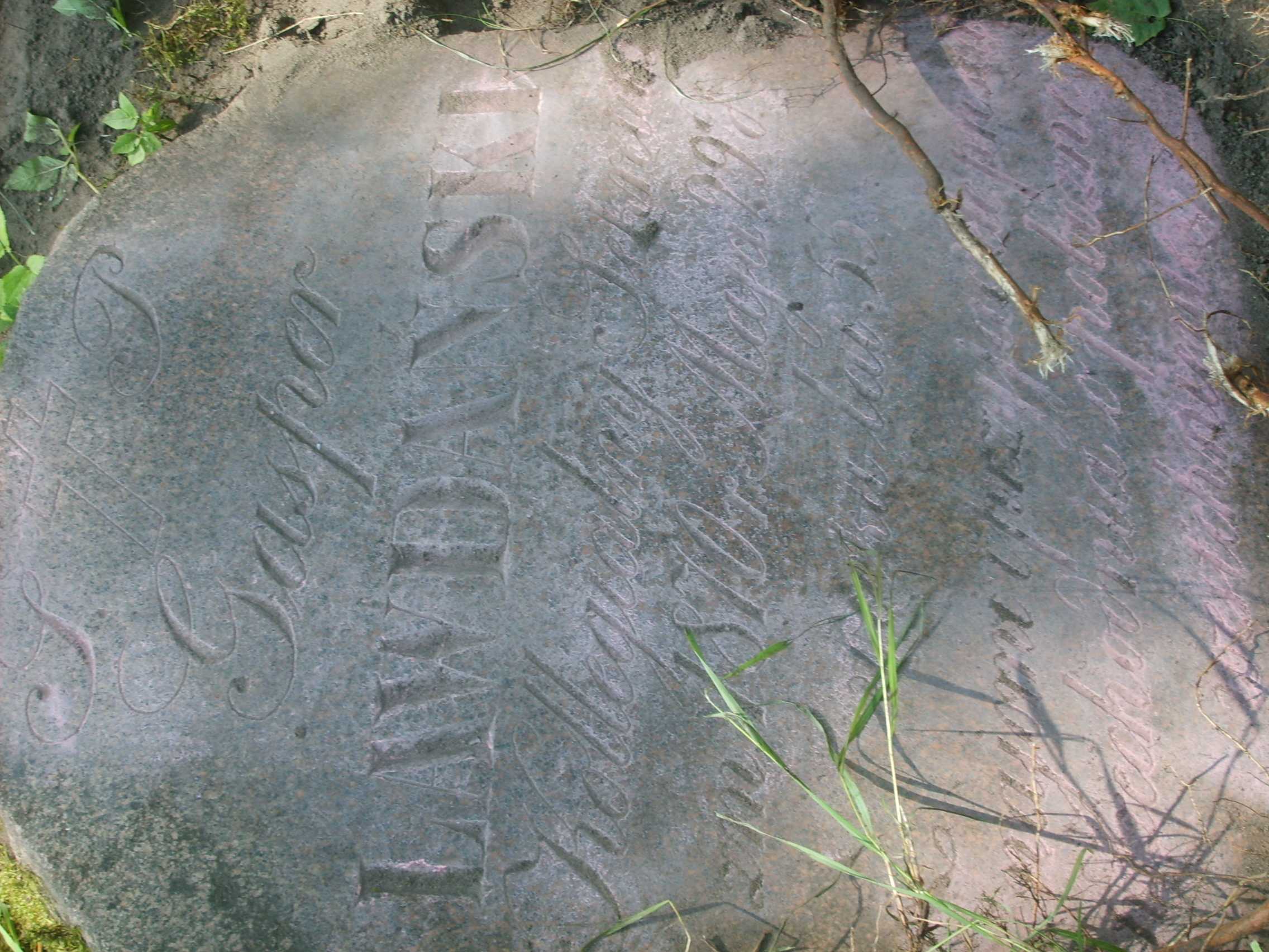 Tombstone of Gasper Lawdanski, Na Rossie cemetery in Vilnius, as of 2013