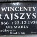 Fotografia przedstawiająca Tombstone of Wincenty Rajszys