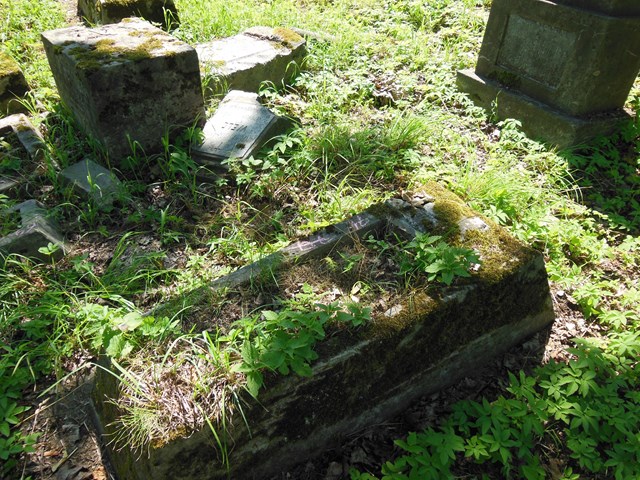 Tombstone of the Welc family, Ross cemetery, state of 2014