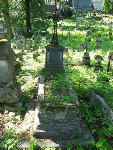 Nagrobek Andrzeja Malinowskiego, cmentarz na Rossie, stan z 2014 roku