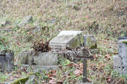 Nagrobek Tadeusza Geza i Marii Kowalewskiej, cmentarz Na Rossie w Wilnie, stan z 2019 r.