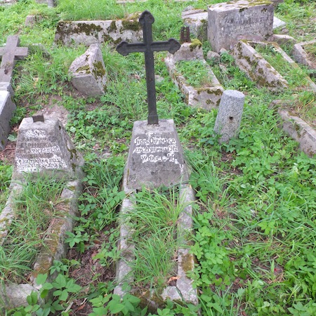 Tombstone of Jozefa Lipinska, Ross cemetery, as of 2013