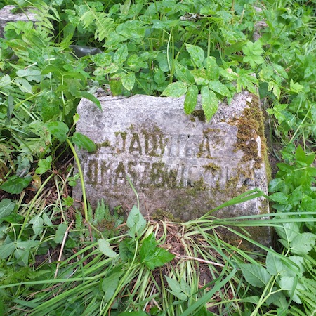 Tombstone of Jadwiga Tomaszewicz, Ross cemetery, as of 2013