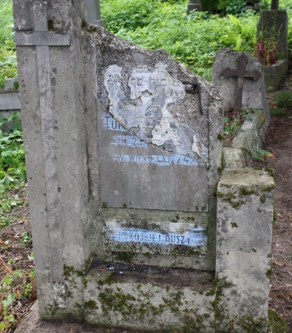 Nagrobek N.N., cmentarz Na Rossie w Wilnie, stan z 2013 r.