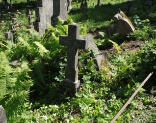 Nagrobek Anny Martyńskiej, cmentarz na Rossie w Wilnie, stan z 2013