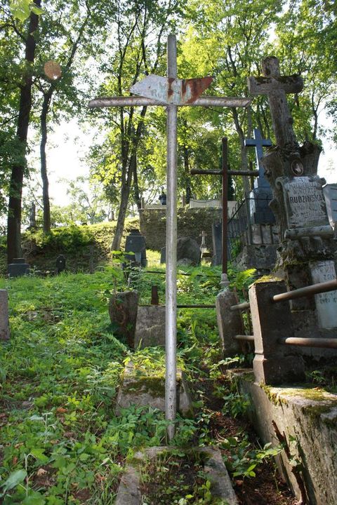 Tombstone of Vytautas Rudzinski from the Ross Cemetery in Vilnius, as of 2013.