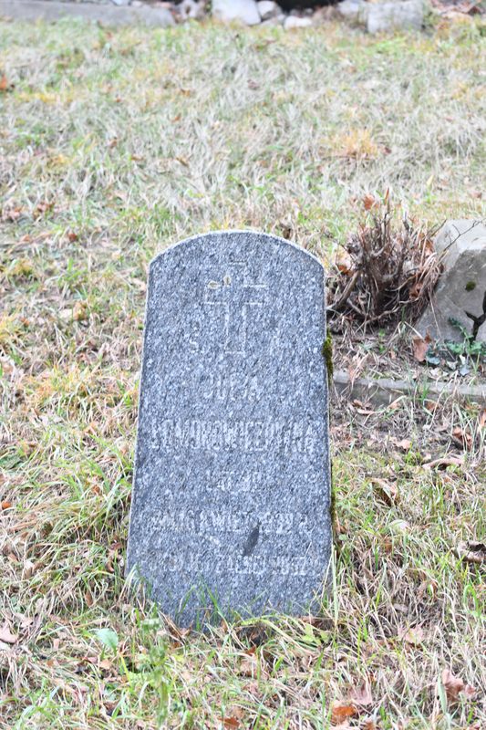 Tombstone of Yulia Lomonovich, Na Rossa cemetery in Vilnius, as of 2019.