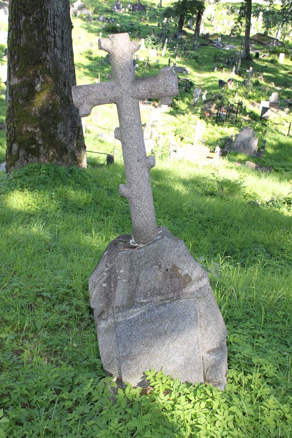 Tombstone of Veronika Rychter, Ross cemetery in Vilnius, as of 2013.