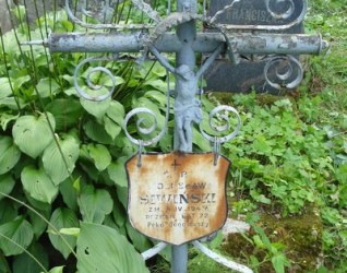 Nagrobek Bolesława Siwińskiego, cmentarz Na Rossie w Wilnie, stan z 2013