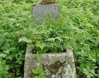 Nagrobek Piotra Kozłowskiego, cmentarz na Rossie w Wilnie, stan z 2013