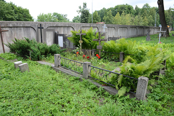 Nagrobek Ludwiki Dobrowolskiej, cmentarz Na Rossie w Wilnie, stan z 2013