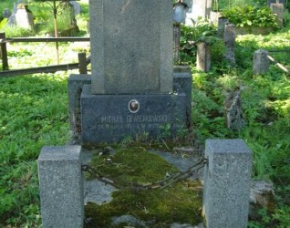 Nagrobek Michała Szwejkowskiego, cmentarz Na Rossie w Wilnie, stan z 2013