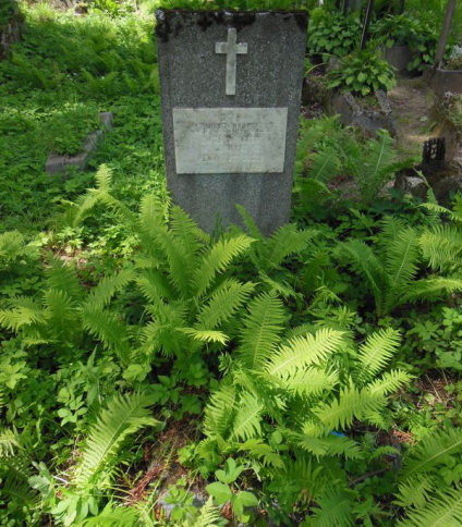 Nagrobek Kazimierza Bartoszko, cmentarz na Rossie w Wilnie, stan na 2013 r.