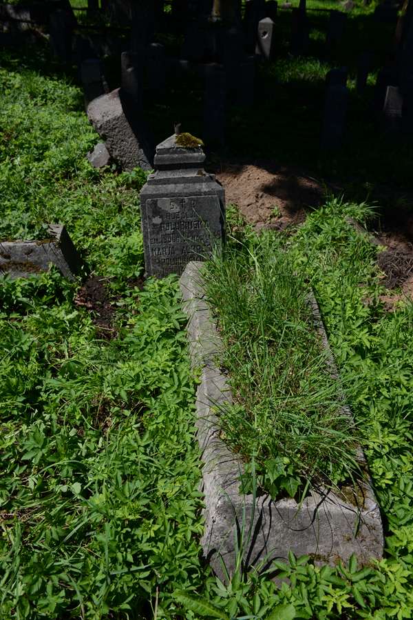 Nagrobek Marii Albrecht i Rozalii Połubińskiej, cmentarz Na Rossie w Wilnie, stan z 2013