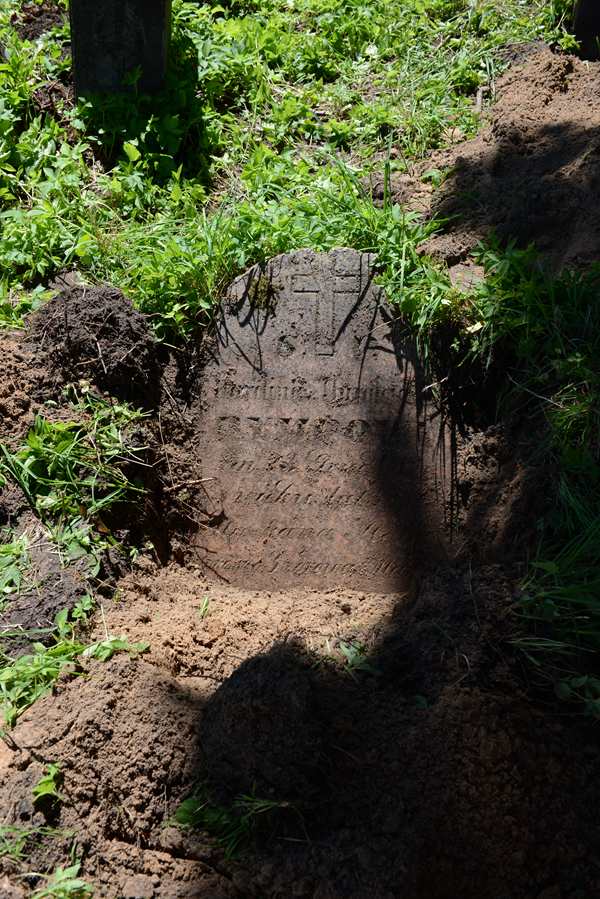 Tombstone of Karolina Rymp, Na Rossie cemetery in Vilnius, as of 2013